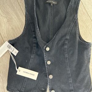 Denim Forum Vest (NWT)